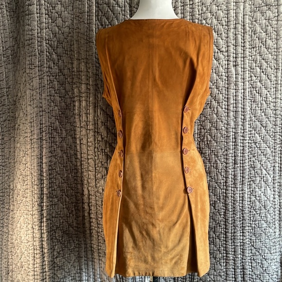 Beautiful suded MOSCHINO dress - Picture 3 of 8